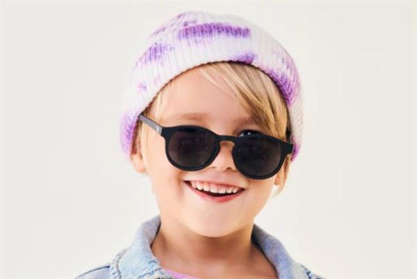 Babiators Smoke Polarize Lensli Keyhole Güneş Gözlüğü Jet Black 3-5 yaş