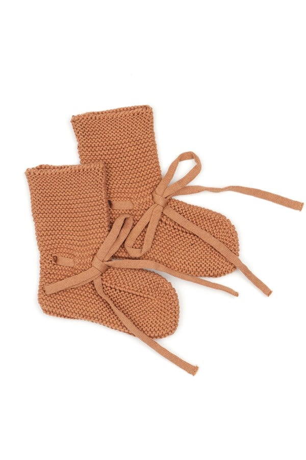 Baboo Örgü Patik Kahverengi