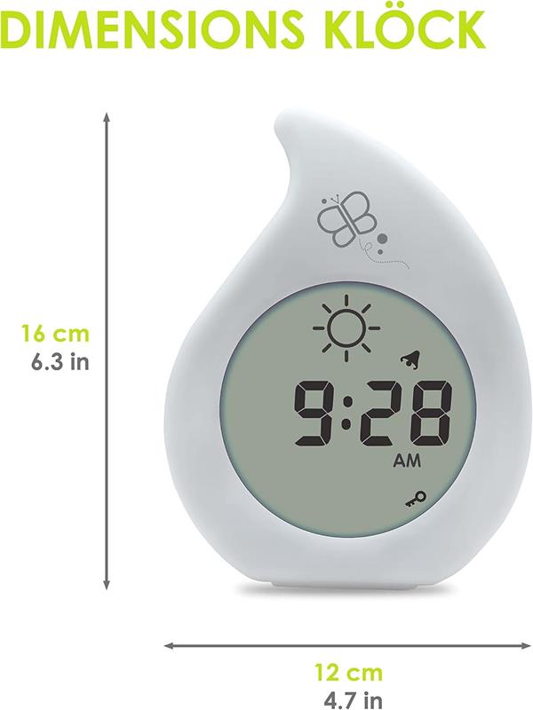 Bblüv Klöck Gece Lambası ve Eğitici Çalar Saat