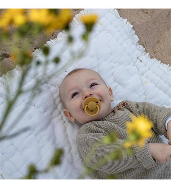 Bibs Delux Silikon Tekli Emzik Coral