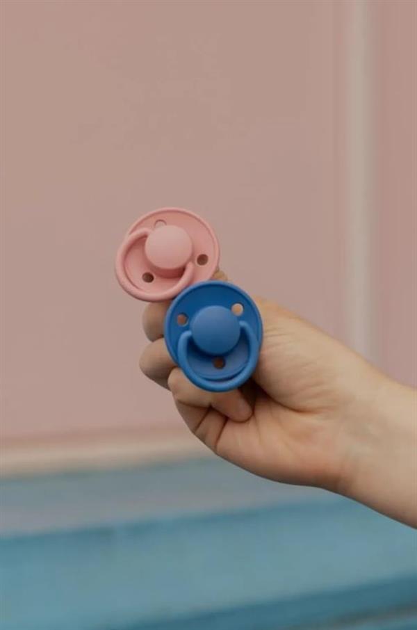 Bibs Delux Silikon Tekli Emzik Cornflower