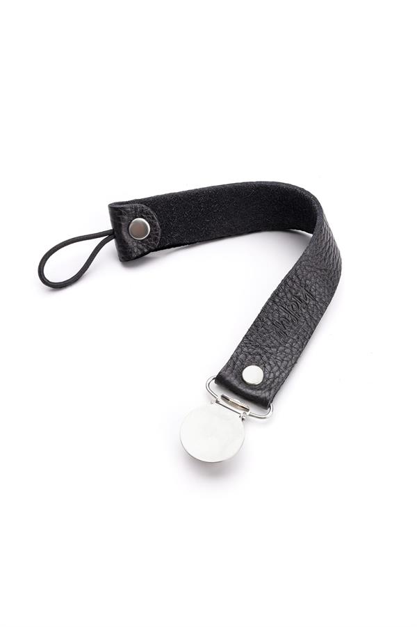 Bibs Deri Emzik Askısı Charcoal