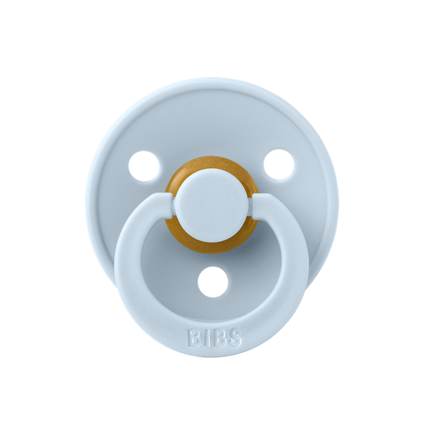 Bibs Colour Latex Emzik Baby blue