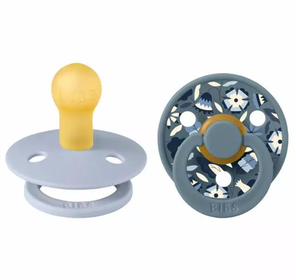 Bibs Liberty Latex İkili Dusty Blue Mix Emzik STD