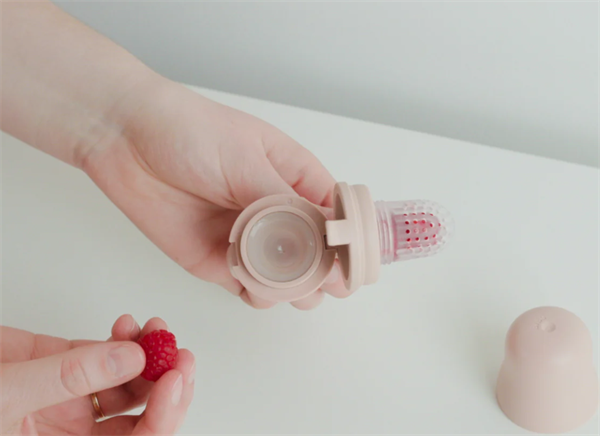 Bibs Silikon Meyve ve Sebze Filesi Blush