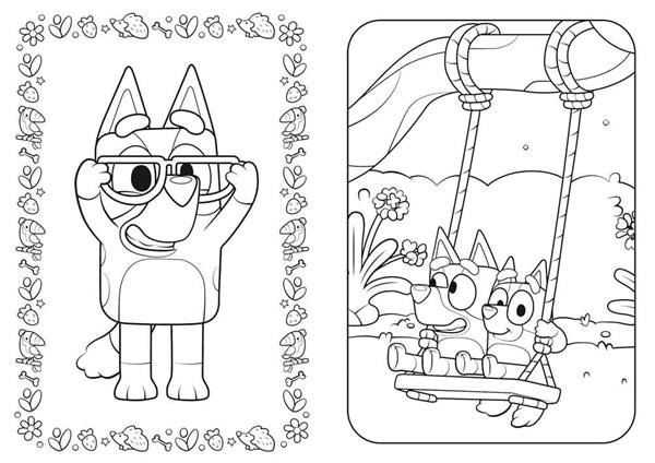 Bluey - Fun and Games Colouring Book