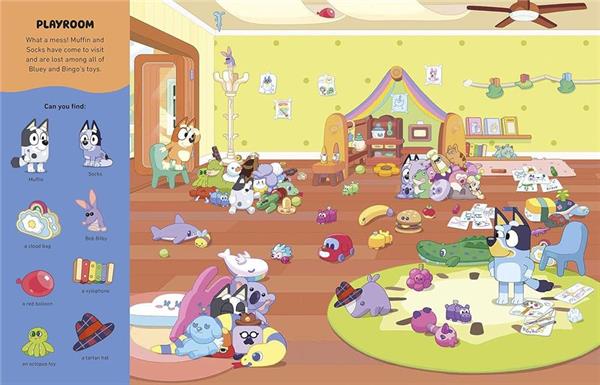 Bluey - Wheres Bluey Search A Find Book