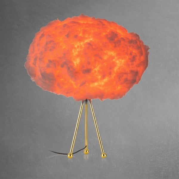 Bouffeecloud Bulut Tripod  Abajur RGB Kumandalı Gold