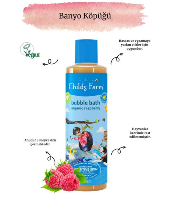 Childs Farm Organik Ahududu Özlü Banyo Köpüğü 250ml
