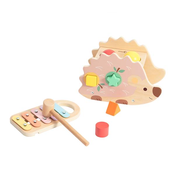 Classic World Ahşap Kirpi Aktivite Oyuncağı