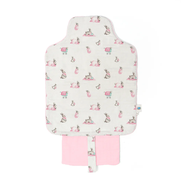 Deux Lapins Alt Değiştirme Matı Pembe bebe lapin