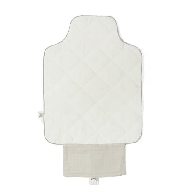 Deux Lapins Çantalı Pratik Katlanabilir Alt Değiştirme Matı İconic gri tavşan