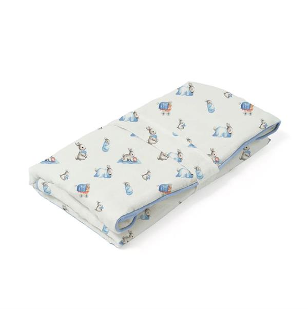 Deux Lapins Çantalı Pratik Katlanabilir Alt Değiştirme Matı Bebe lapin