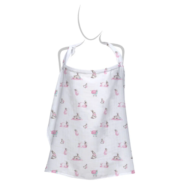 Deux Lapins Emzirme Önlüğü Pembe bebe lapin