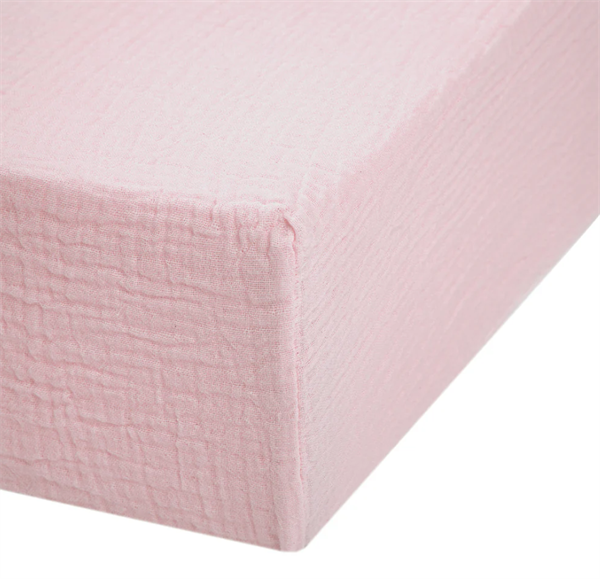 Deux Lapins Müslin Çarşaf Pembe