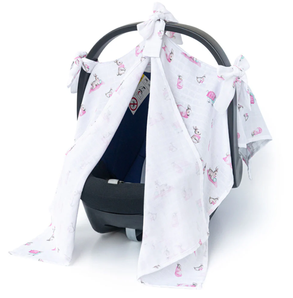 Deux Lapins Puset Örtüsü Pembe bebe lapin