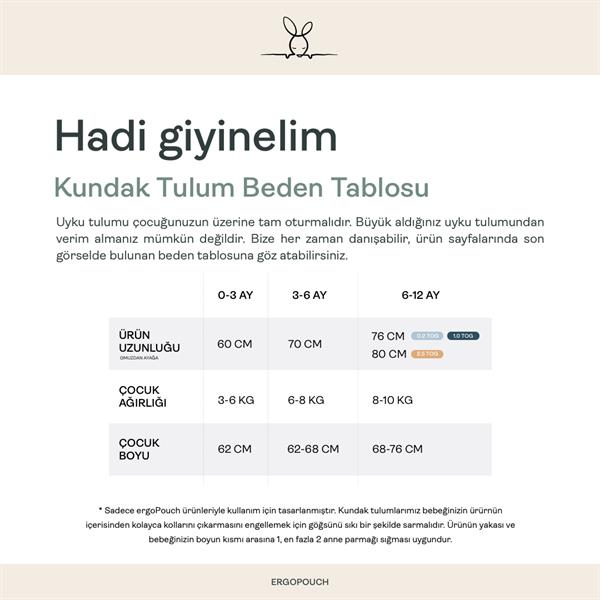 Ergopouch Kundak 0,2 TOG Bon Appetit