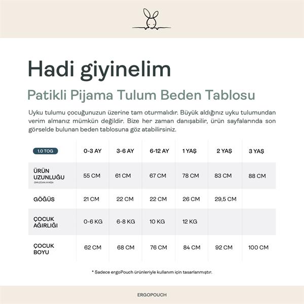 Ergopouch Uyku Tulumu 1 TOG Moss