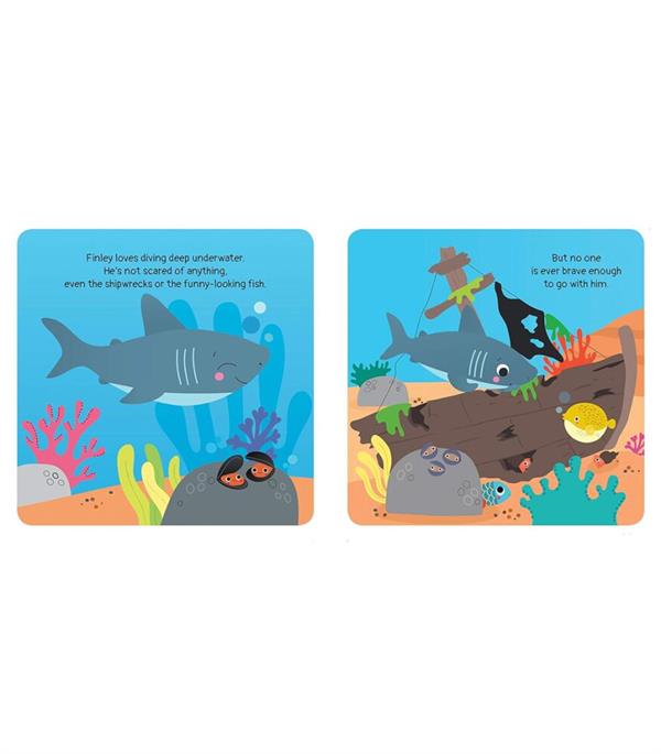 Finley isnt scared of anything - Bath Book