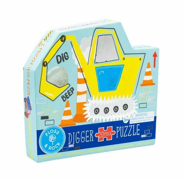 Floss & Rock 20 Parça Şekilli Yap-Boz / Construction