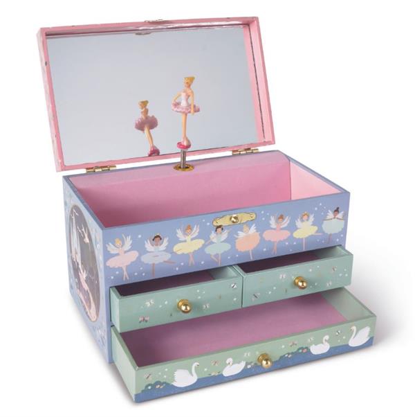 Floss & Rock 3 Cekmeceli Müzikli Mücevher Kutusu / Enchanted