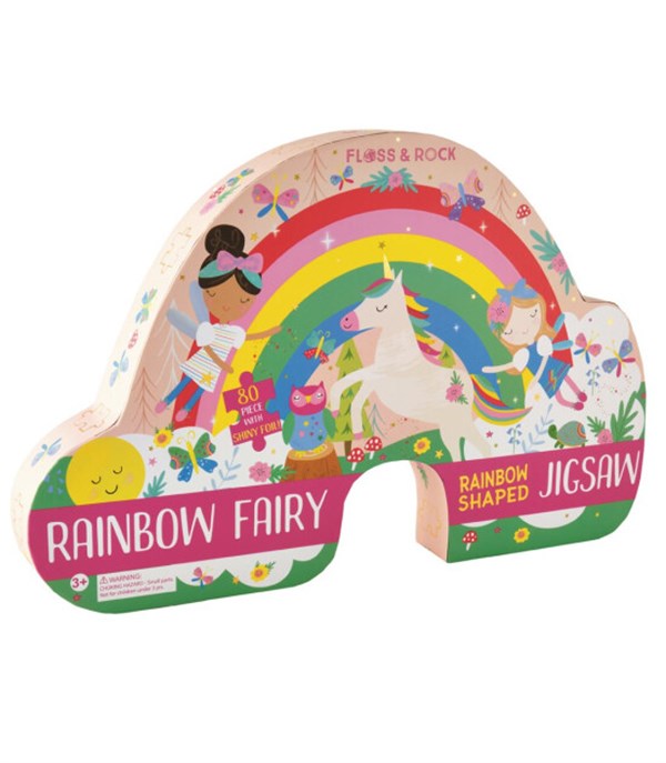 Floss & Rock 80 Parça Puzzle / Rainbow Fairy