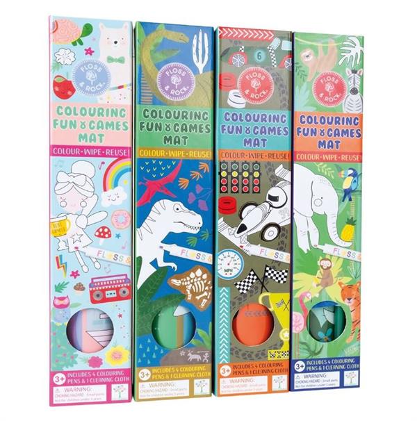 Floss & Rock Boyanabilir Oyun ve Aktivite Matı / Rainbow Fairy