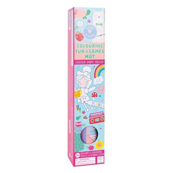 Floss & Rock Boyanabilir Oyun ve Aktivite Matı / Rainbow Fairy
