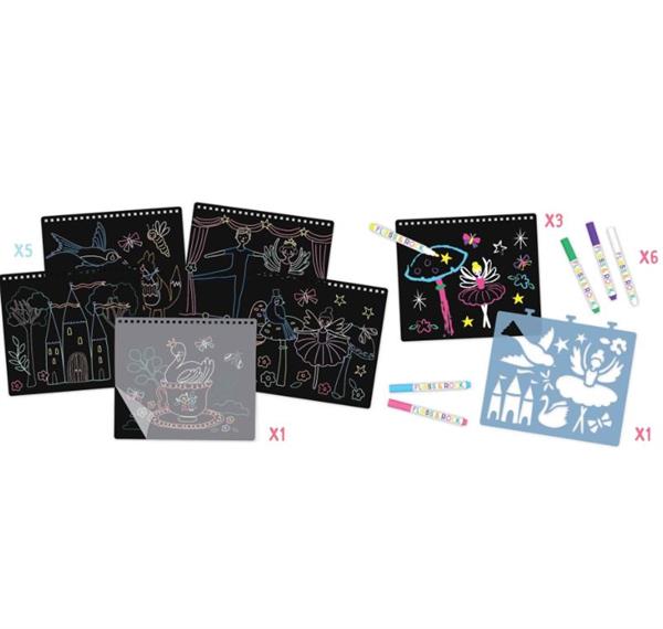 Floss & Rock Chalk Board Eskiz Kitabı / Enchanted