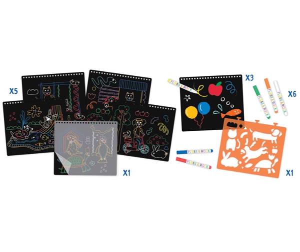 Floss & Rock Chalk Board Eskiz Kitabı / Pets