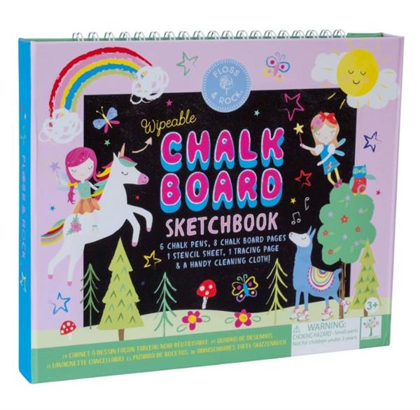 Floss & Rock Chalk Board Eskiz Kitabı / Rainbow Fairy