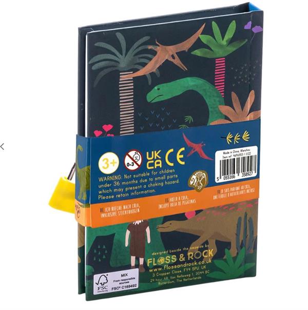 Floss & Rock Kokulu Kilitli Günlük / Dino
