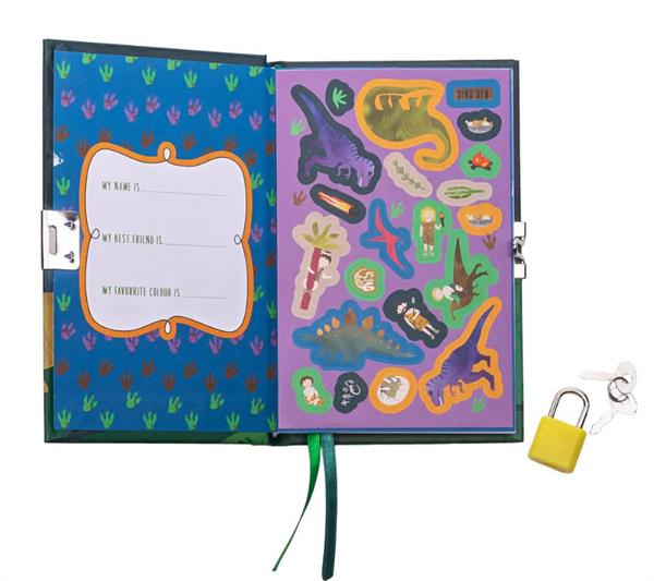 Floss & Rock Kokulu Kilitli Günlük / Dino