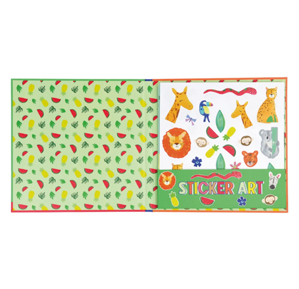Floss & Rock Kokulu Sticker Aktivite Kitabı- Jungle