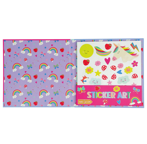 Floss & Rock Kokulu Sticker Aktivite Kitabı- Rainbow Fairy