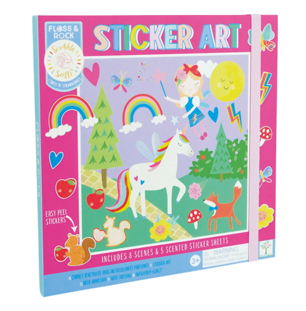 Floss & Rock Kokulu Sticker Aktivite Kitabı- Rainbow Fairy