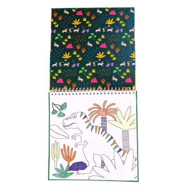 Floss & Rock Magic Boyama Kitapları / Dino