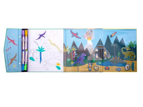 Floss & Rock Mıknatıslı Çoklu Oyun Seti / Dino