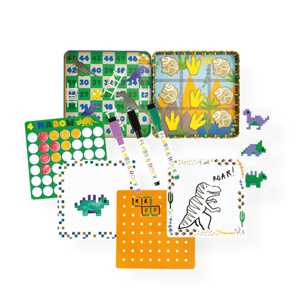 Floss & Rock Mıknatıslı Kutu Oyunları - Dino