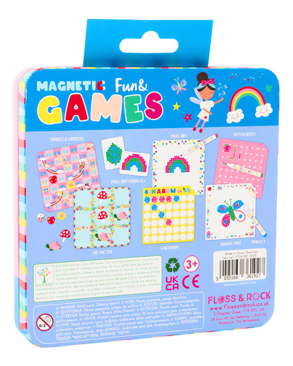 Floss & Rock Mıknatıslı Kutu Oyunları - Rainbow Fairy