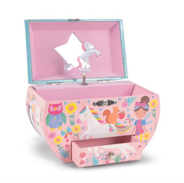 Floss & Rock Müzikli Oval Mücevher Kutusu / Rainbow Fairy