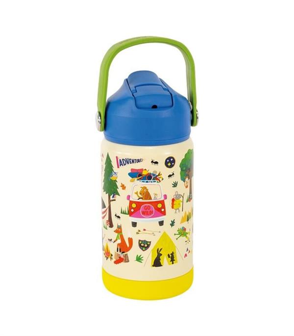 Floss & Rock Paslanmaz Çelik Pipetli Suluk / Adventure