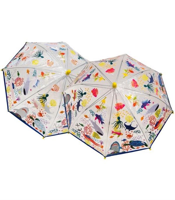 Floss & Rock Renk Değiştiren Şeffaf Şemsiye - Deep Sea