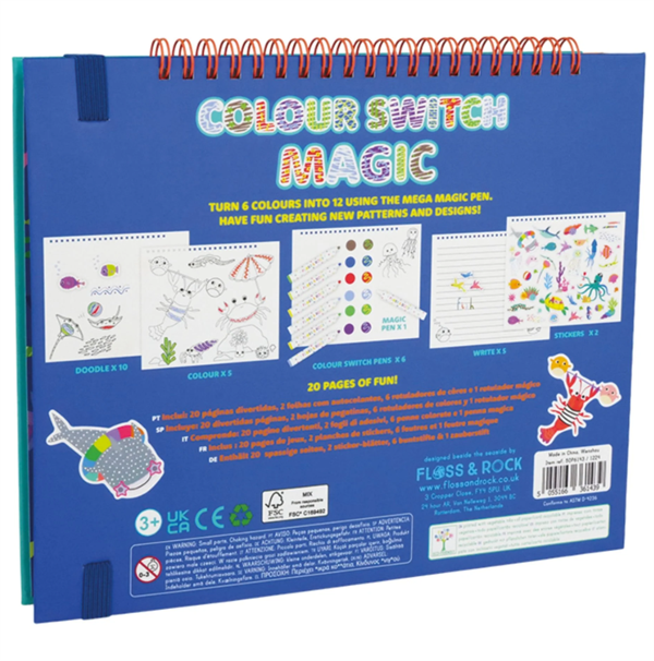 Floss &  Rock Renk Değiştiren Sihirli Aktivite Kitabı- Ocean