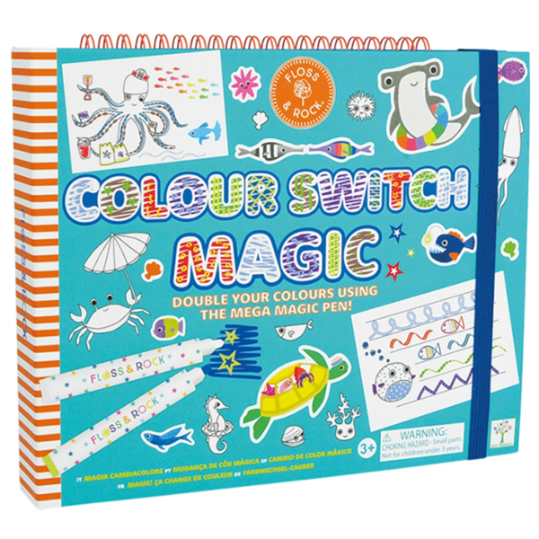 Floss &  Rock Renk Değiştiren Sihirli Aktivite Kitabı- Ocean