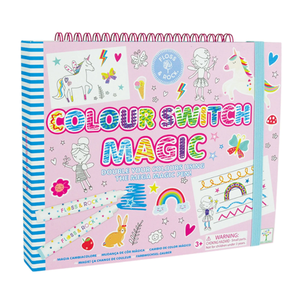 Floss & Rock Renk Değiştiren Sihirli Aktivite Kitabı- Rainbow Fairy