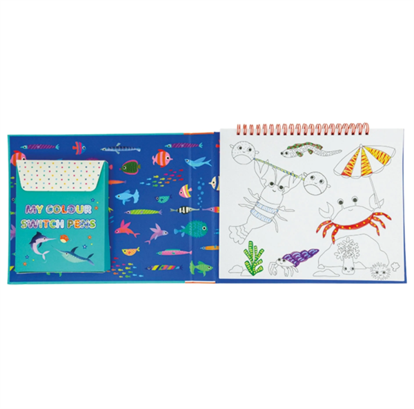 Floss &  Rock Renk Değiştiren Sihirli Aktivite Kitabı- Ocean