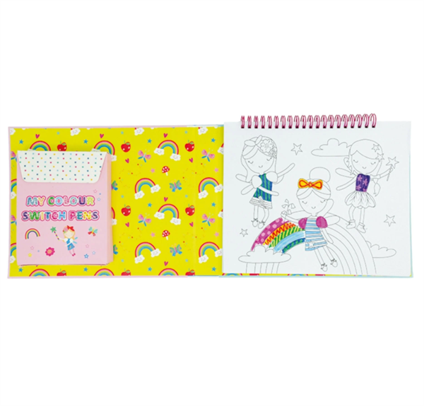 Floss & Rock Renk Değiştiren Sihirli Aktivite Kitabı- Rainbow Fairy