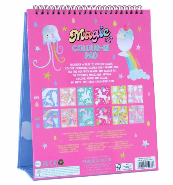 Floss & Rock Renk Değiştiren Water Magic Boyama Kitabı / Fantasy