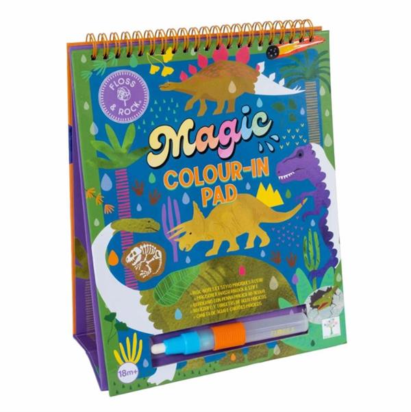 Floss & Rock Renk Değiştiren Water Magic Boyama Kitabı / Dino